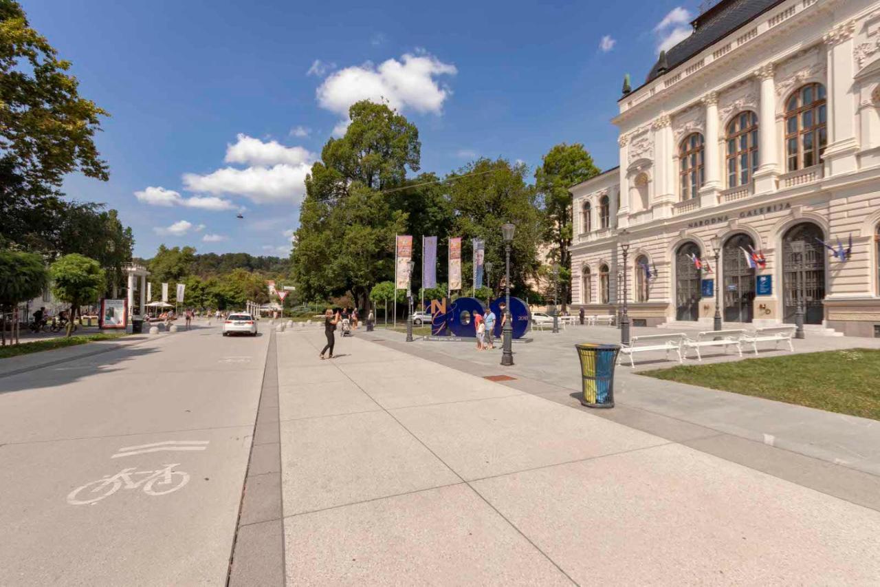 Central And Luxurious Beethovnova Apartment Lubiana Esterno foto